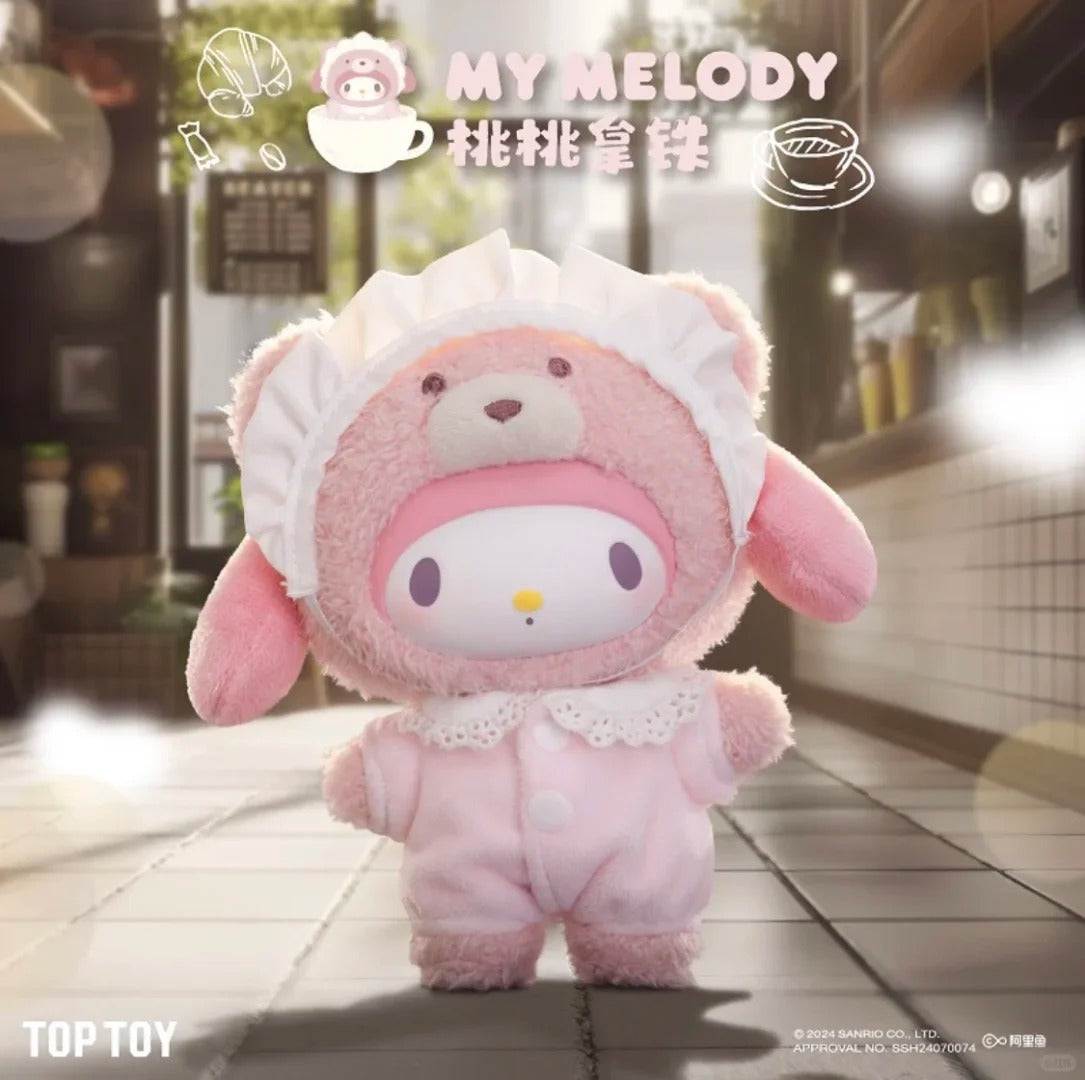 Clear Box -Sanrio 【Latte Baby】  Plush Doll Series Blind V1